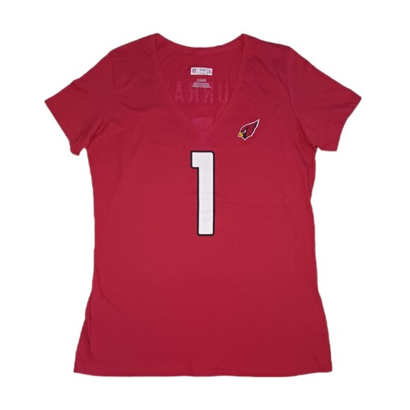 NFL Team Apparel Arizona Cardinals Kyler Murray #1 Womens Size XL Red T Shirt - Picture 3 of 6